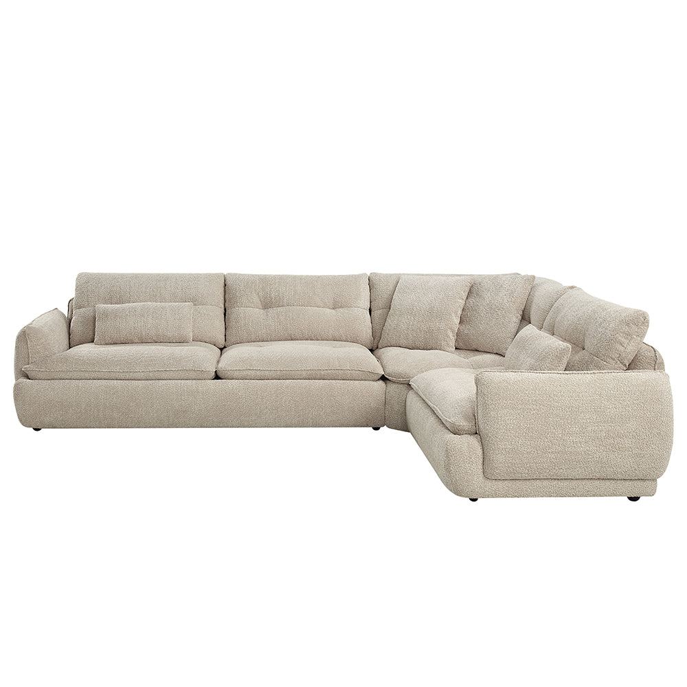 Jonina Beige Sectional Sofa - Ornate Home