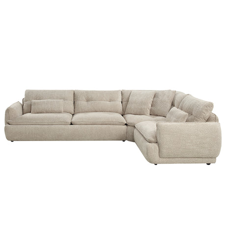 Jonina Beige Sectional Sofa - Ornate Home