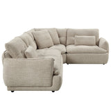 Jonina Beige Sectional Sofa - Ornate Home
