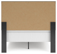 Jonnifer Black/Gray Full Panel Bed - Ornate Home