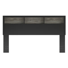 Jonnifer Black/Gray King Bookcase Headboard - Ornate Home