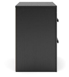 Jonnifer Black/Gray Nightstand - Ornate Home