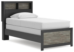 Jonnifer Black/Gray Twin Bookcase Bed - Ornate Home