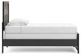 Jonnifer Black/Gray Twin Panel Bed (Online Special Price) - Ornate Home