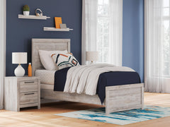 Jonnifer Gray Twin Panel Bed - Ornate Home