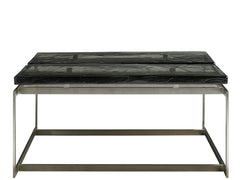 Jordan Antique Nickel/Smoke Cocktail Table - Ornate Home
