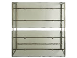 Jordan Antique Nickel/Smoke Cocktail Table - Ornate Home