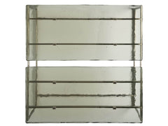 Jordan Antique Nickel/Smoke Cocktail Table - Ornate Home