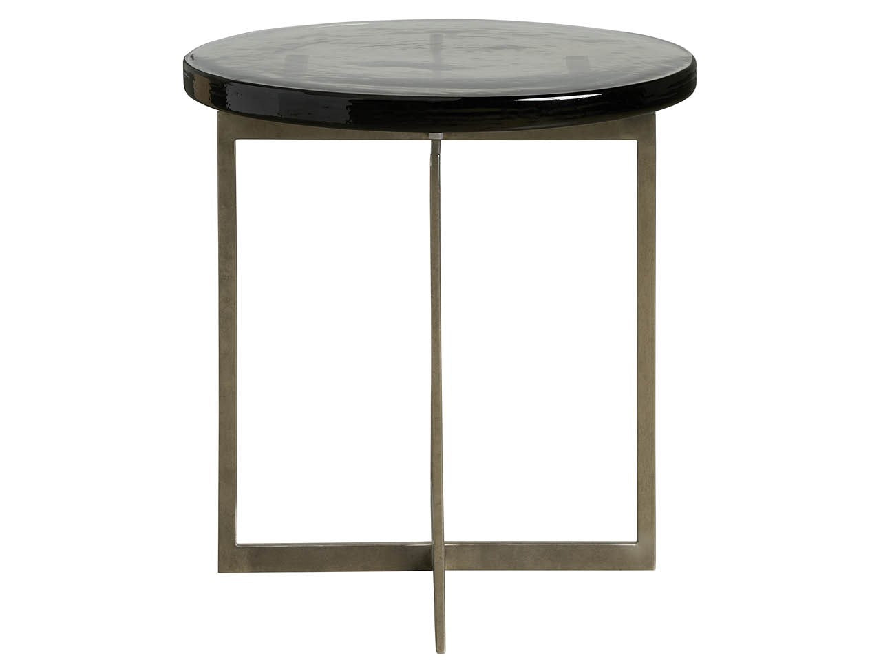 Jordan Antique Nickel/Smoke Spot Table - Ornate Home