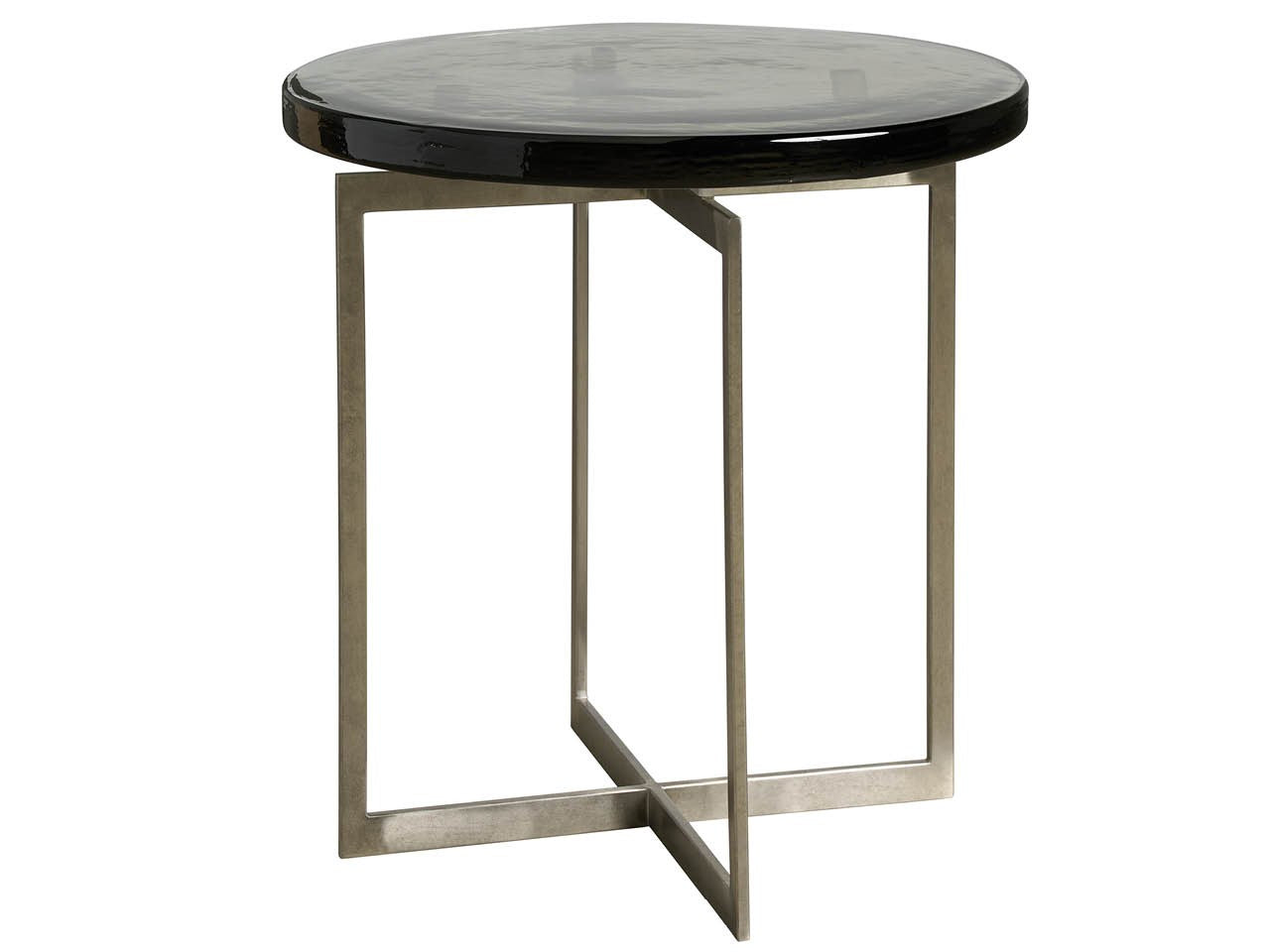 Jordan Antique Nickel/Smoke Spot Table - Ornate Home