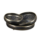 Jordan Bronze 3 Piece Round Metal Trays - Ornate Home