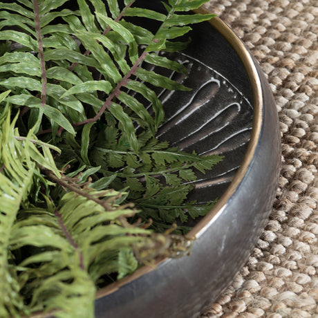 Jordan Bronze 3 Piece Round Metal Trays - Ornate Home