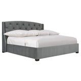 Jordan Espresso California King Shelter Bed (54" H) - Ornate Home