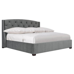 Jordan Espresso California King Shelter Bed (54" H) - Ornate Home