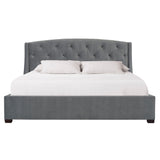 Jordan Espresso California King Shelter Bed (54" H) - Ornate Home