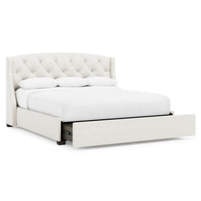Jordan Espresso King Storage Shelter Bed (54" H) - Ornate Home