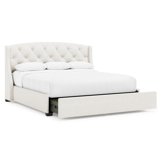 Jordan Espresso King Storage Shelter Bed (54" H) - Ornate Home
