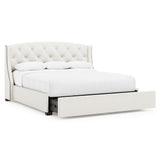 Jordan Espresso King Storage Shelter Bed (54" H) - Ornate Home