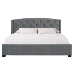 Jordan Espresso Queen Shelter Bed (54" H) - Ornate Home
