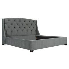 Jordan Espresso Queen Shelter Bed Extended (54" H) - Ornate Home