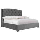 Jordan Gray California King Shelter Bed Extended (64" H) - Ornate Home