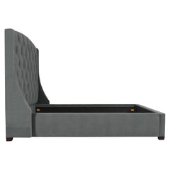 Jordan Gray California King Shelter Bed Extended (64" H) - Ornate Home