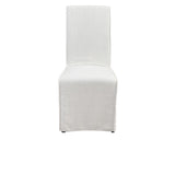 Jordan White Upholstered Dining Chair (Set of 2) - Ornate Home