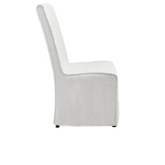 Jordan White Upholstered Dining Chair (Set of 2) - Ornate Home