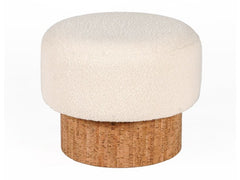 Jordon Cream/Natural Stool - Ornate Home