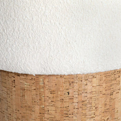 Jordon Cream/Natural Stool - Ornate Home