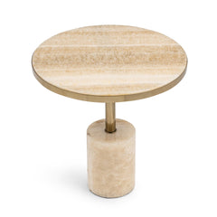 Jordyn Champagne Large Accent Table - Ornate Home