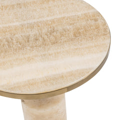 Jordyn Champagne Large Accent Table - Ornate Home