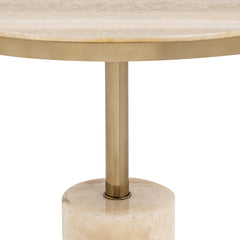 Jordyn Champagne Large Accent Table - Ornate Home