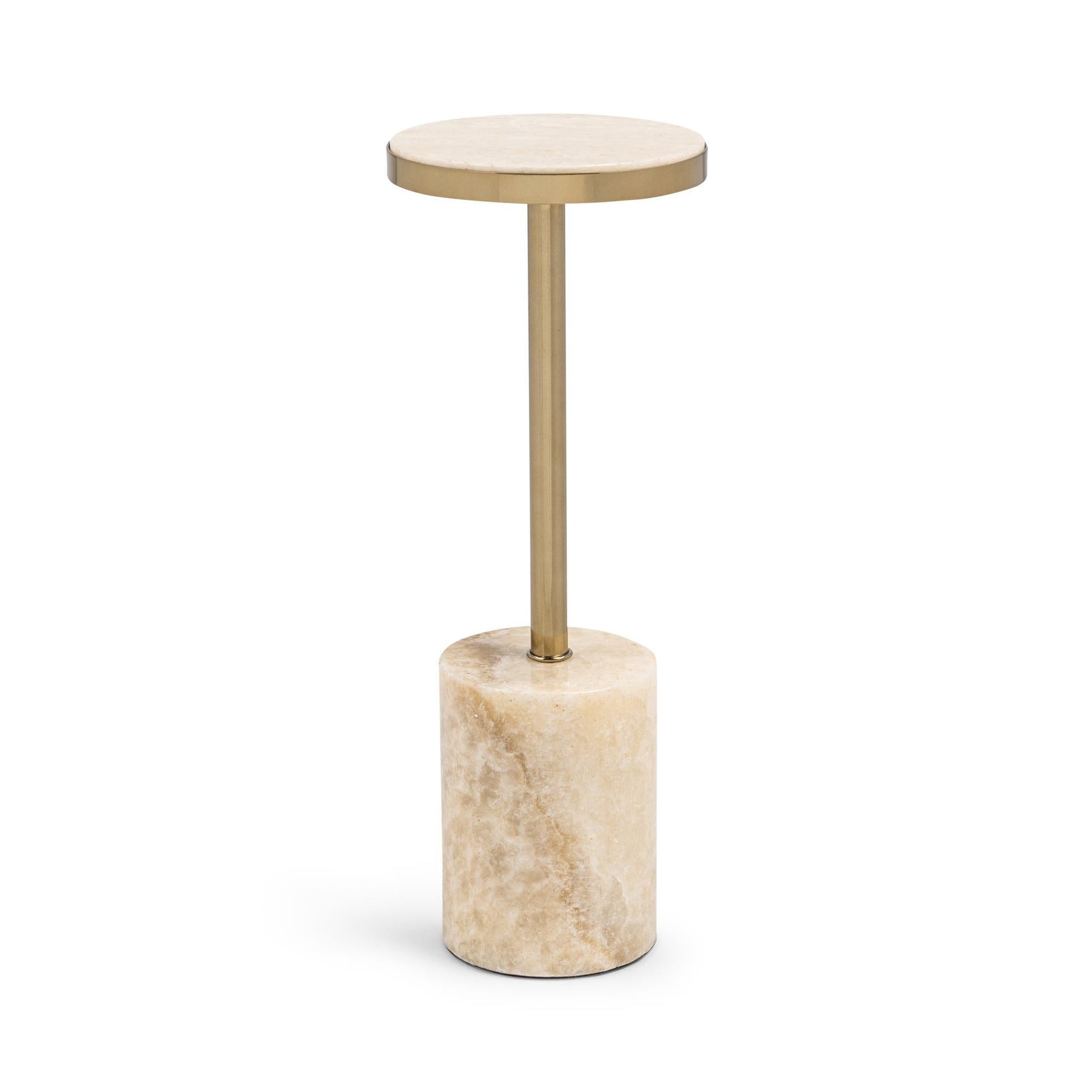 Jordyn Champagne Small Accent Table - Ornate Home