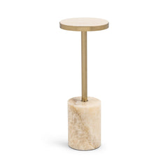 Jordyn Champagne Small Accent Table - Ornate Home