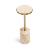 Jordyn Champagne Small Accent Table - Ornate Home