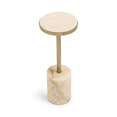 Jordyn Champagne Small Accent Table - Ornate Home