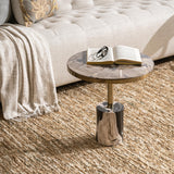 Jordyn Molten Husk Large Accent Table - Ornate Home