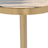 Jordyn Molten Husk Medium Accent Table - Ornate Home