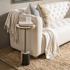 Jordyn Molten Husk Medium Accent Table - Ornate Home