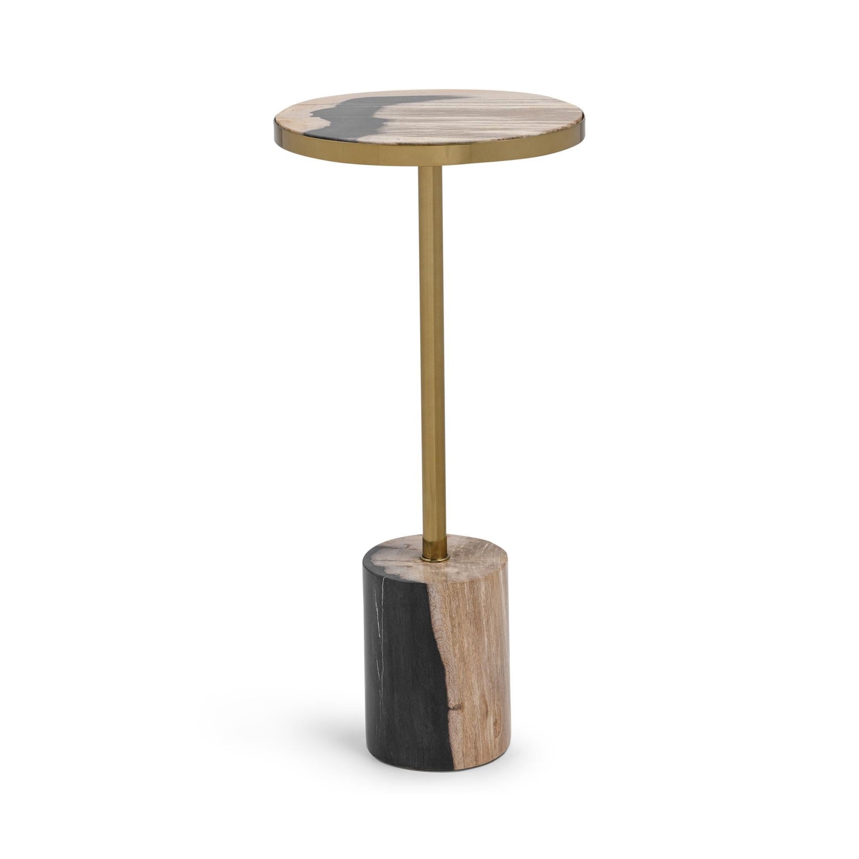 Jordyn Molten Husk Small Accent Table - Ornate Home