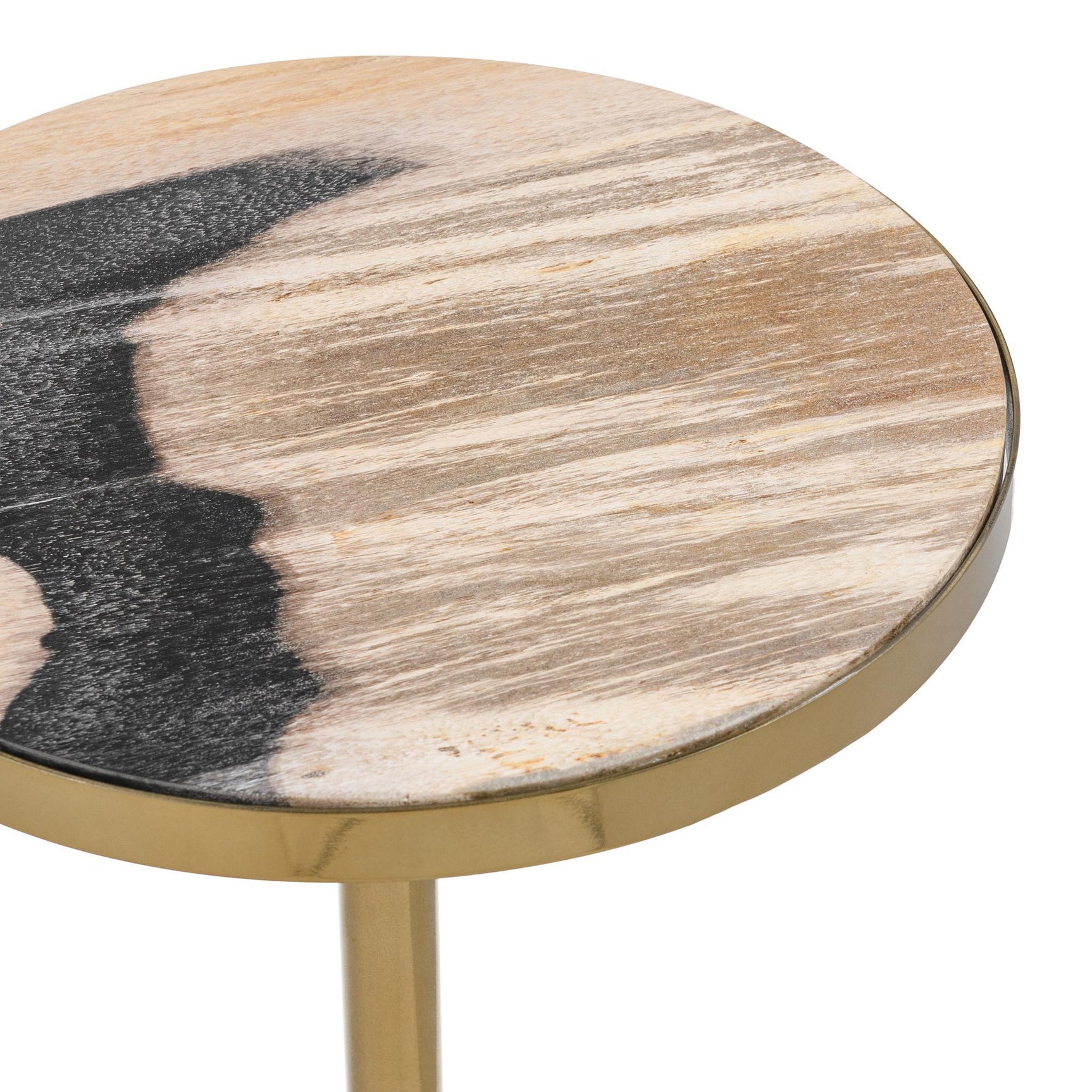 Jordyn Molten Husk Small Accent Table - Ornate Home