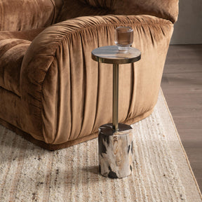 Jordyn Molten Husk Small Accent Table - Ornate Home