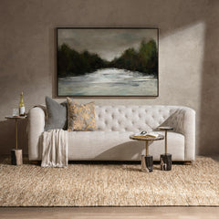 Jordyn Molten Husk Small Accent Table - Ornate Home