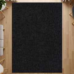Jorena Dark Gray Jute-Look Rug | Durable Area Rug - Ornate Home