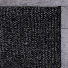 Jorena Dark Gray Jute-Look Rug | Durable Area Rug - Ornate Home