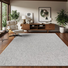 Jorena Gray Jute-Look Rug | Modern Indoor/Outdoor - Ornate Home