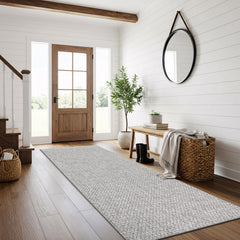 Jorena Gray Jute-Look Rug | Modern Indoor/Outdoor - Ornate Home