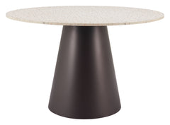 Jorf Beige & Bronze Dining Table - Ornate Home