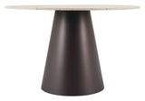 Jorf Beige & Bronze Dining Table - Ornate Home